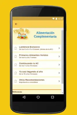 Papillas para bebés (Recetas) android App screenshot 9