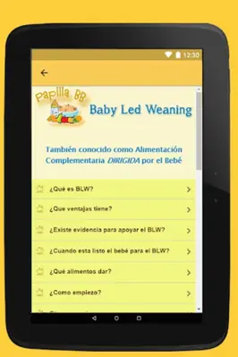 Papillas para bebés (Recetas) android App screenshot 2