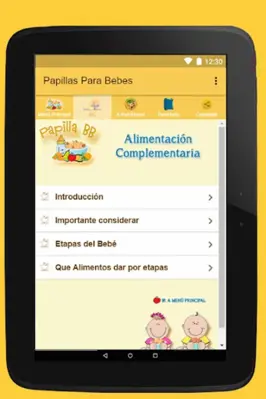 Papillas para bebés (Recetas) android App screenshot 3