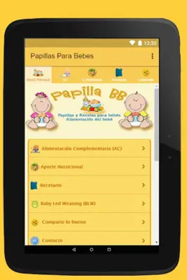 Papillas para bebés (Recetas) android App screenshot 4