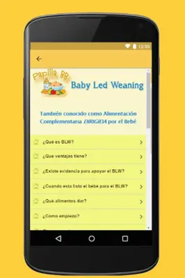 Papillas para bebés (Recetas) android App screenshot 8